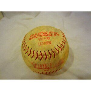 DUDLEY WT12-RF leather baseball softball THUNDER ball VINTAGE